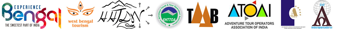 RECOGNISED BY DEPARTMENT OF TOURISM GOVERNMENT OF WEST BENGAL, FOUNDER MEMBER EASTERN HIMALAYA TRAVEL AND TOUR OPERATORS ASSOCIATION,Active Member Travel Agents Association of Bengal (TAAB), Allied Member: Adventure Tour Operators Association Of India (ATOAI)